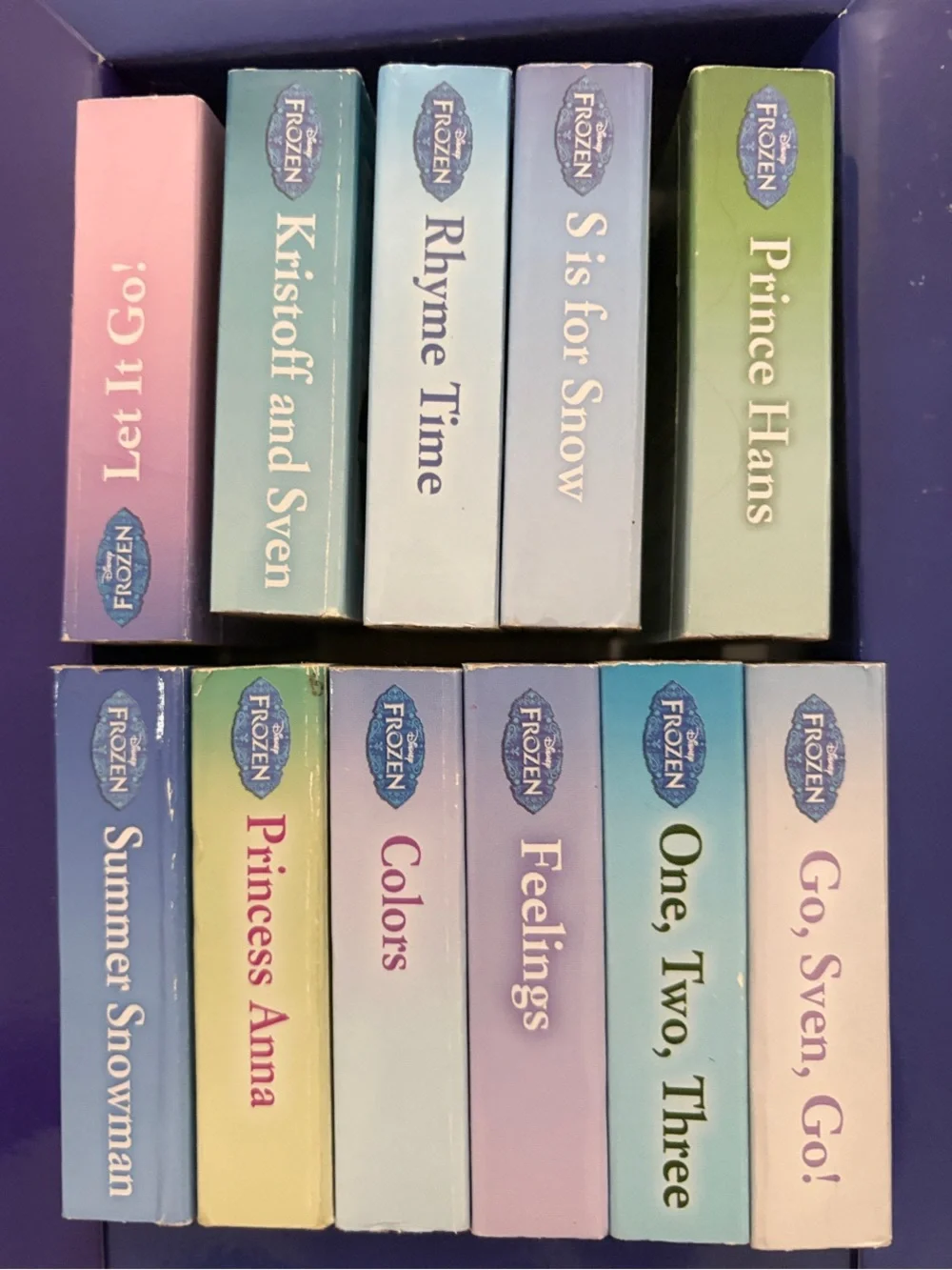 Disney Frozen Book Set - 11 Board Books - Easy Reading Age 10 months +